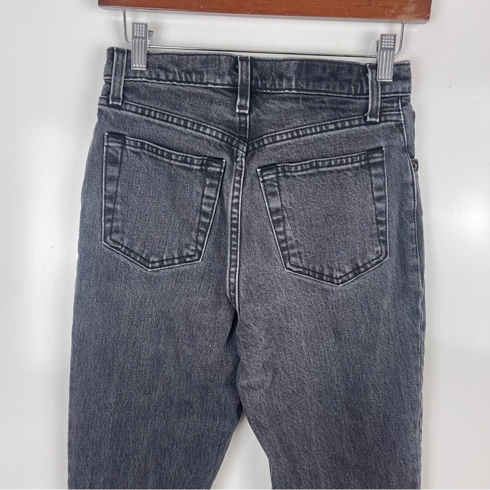 Abercrombie & Fitch The 90s Straight Ultra High Rise Jeans Faded Black Size 25 - Picture 8 of 9